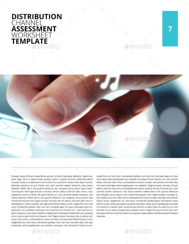 Distribution Channel Assessment Worksheet USL by Keboto GraphicRiver